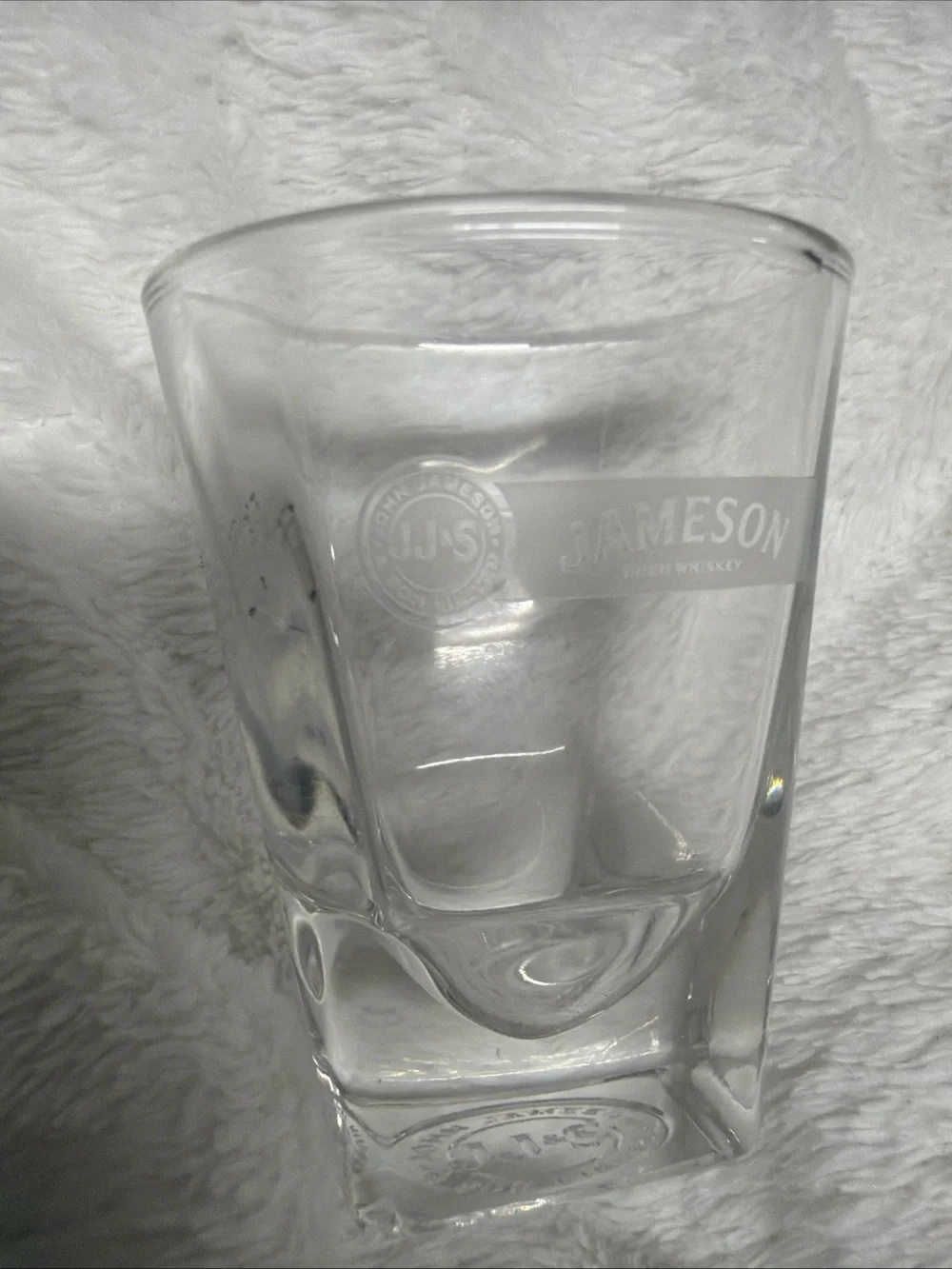 Jameson embossed 1.5 o Embossed Clear Shot Glass - Branded